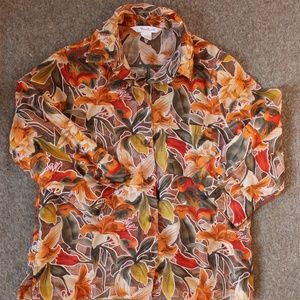SALE Fall Tiger Lily Overshirt